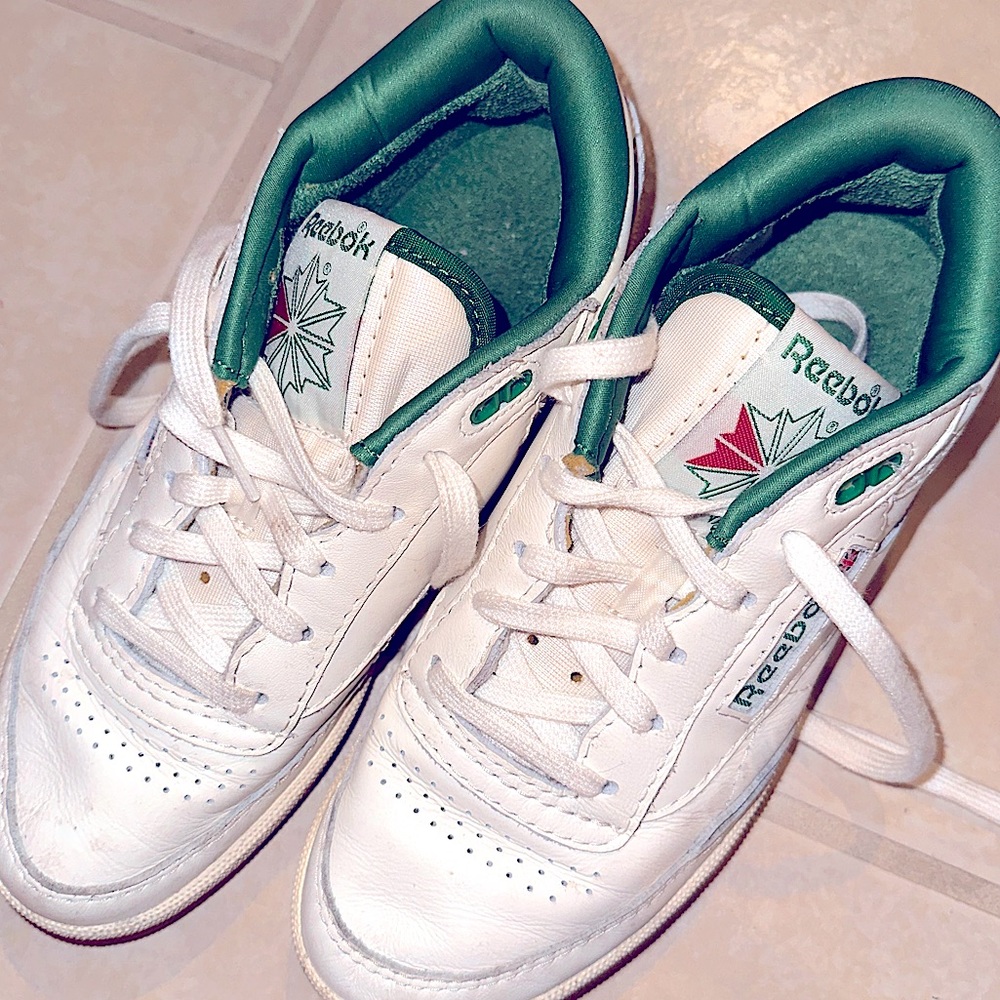 White Reebok’s Vintage Vibe